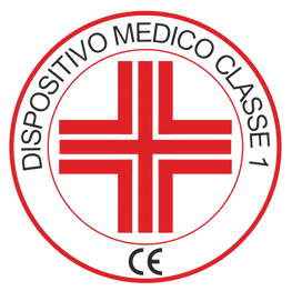 Logo dispositivo medico classe 1 rosso