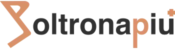 Logo Poltronapiù beige-nero